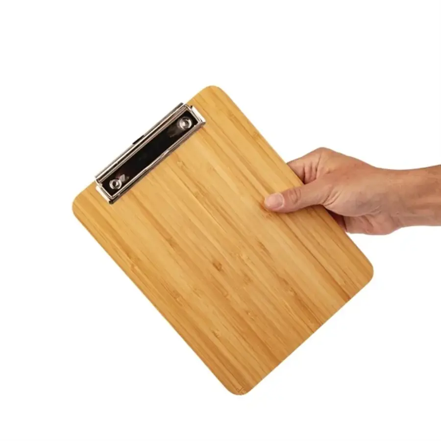 Presse-papiers en bambou A5 | Bois | 24,5 (h) x 18,5 (l) x 33 (p) cm