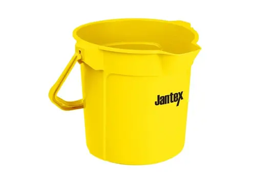  Jantex Jantex | gele maatemmer met schenktuit | 10ltr 