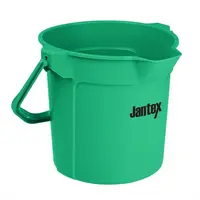 Jantex | grüner Messeimer mit Ausgießer | 10ltr
