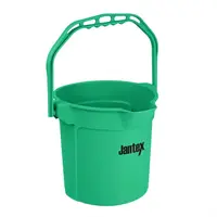 Jantex | grüner Messeimer mit Ausgießer | 10ltr