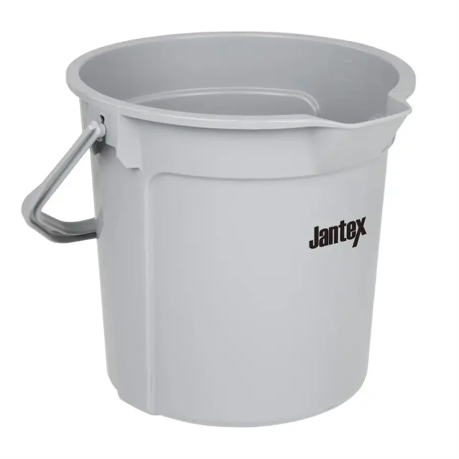 Jantex | gray measuring bucket with spout | 14ltr