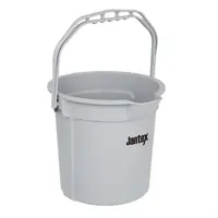 Jantex | grauer Messeimer mit Ausgießer | 14 Liter