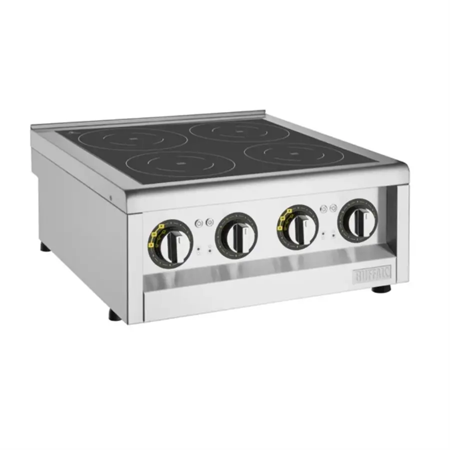 Büffel | 600er Serie 4-Zonen-Induktionskochfeld 2 x 3 kW