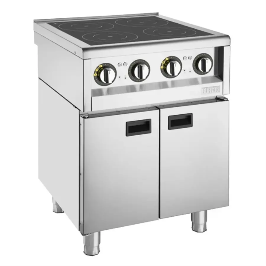 Büffel | 600er Serie 4-Zonen-Induktionskochfeld 2 x 3 kW