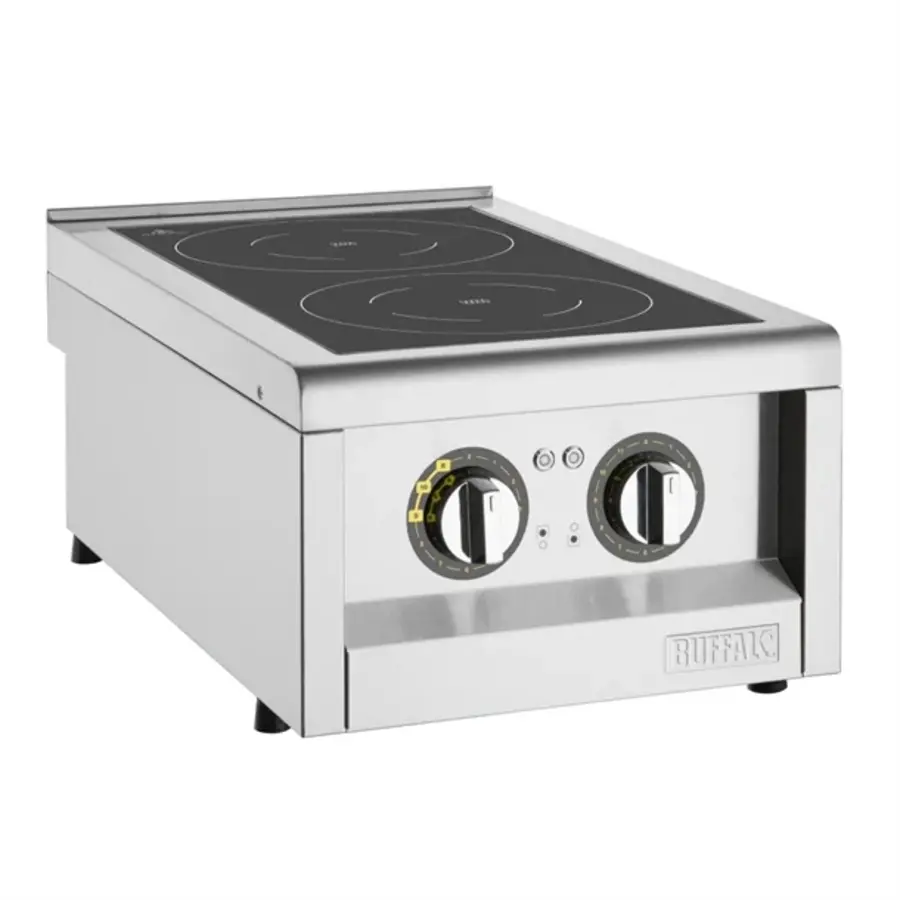 Buffalo | 600 Series Dual Zone Induction Hob | 3 kW