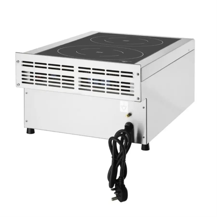 Buffalo | 600-serie inductiekookplaat met dubbele zone | 3 kW