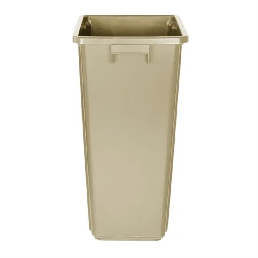 Jantex | schmaler Abfalleimer beige | 60ltr