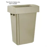 Jantex | poubelle étroite beige | 60 litres