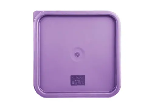  Hygiplas Square Lid for Food Storage Boxes | Large | Purple 