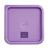 Hygiplas square food container lid | Medium | Purple