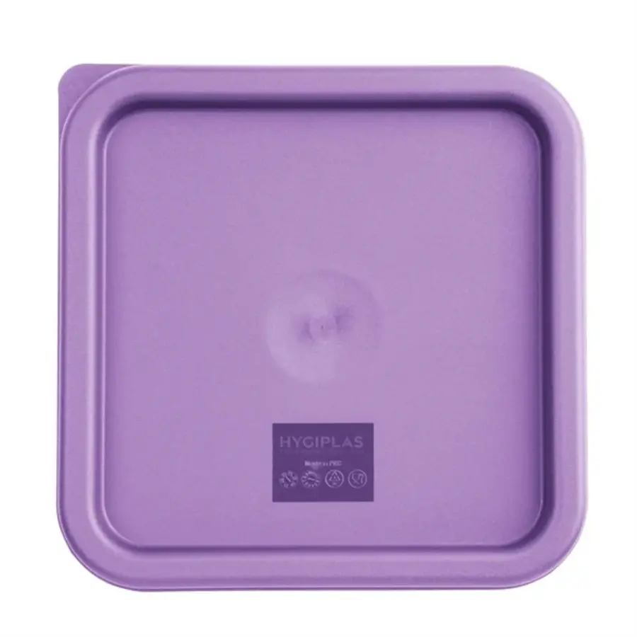 square food container lid | Medium | Purple