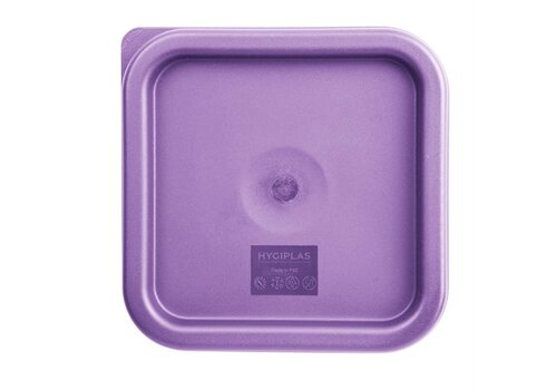  Hygiplas square lid for food containers | Small | Purple 