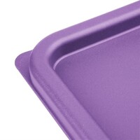 couvercle carré pour boîtes de conservation des aliments | Petit | Violet