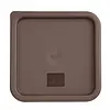 Hygiplas Square Lid for Food Storage Boxes | Medium | Brown