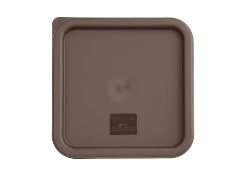  Hygiplas square lid for food containers | Medium | Brown 