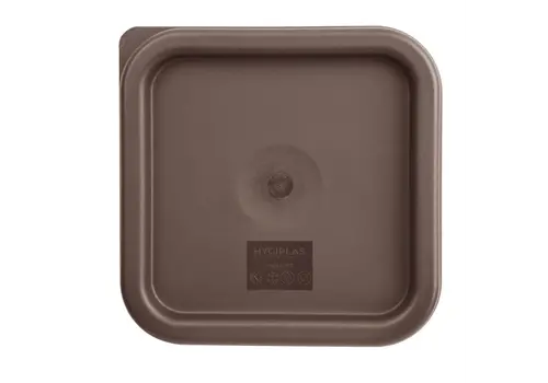  Hygiplas Hygiplas | square lid for food containers | Small | Brown 