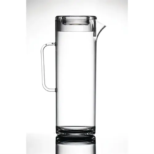 HorecaTraders BBP Polycarbonate | Can with lid | 1.7L | 29.5cm x 10cm | (4 pieces) 