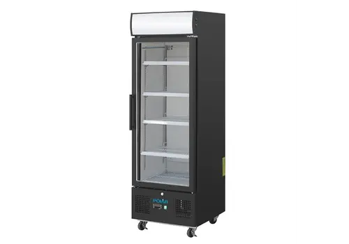  Polar Polar G-Series | Rechtopstaande Display Koeling | 218Ltr | Zwart |169,2 x 53 x 57,5cm 