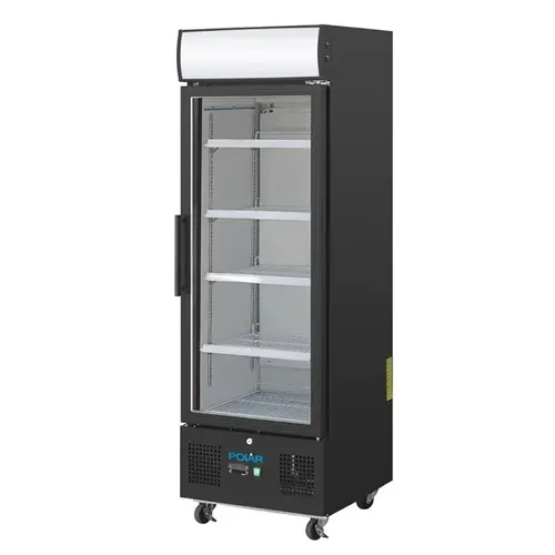  Polar Polar G Series | Upright Display Cooling | 218Ltr | Black |169.2 x 53 x 57.5cm 