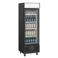 Polar G Series | Upright Display Cooling | 218Ltr | Black |169.2 x 53 x 57.5cm