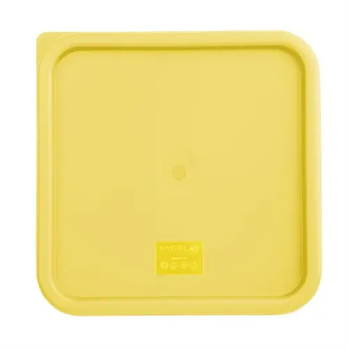  Hygiplas Square lid for food storage boxes | Large | Yellow 