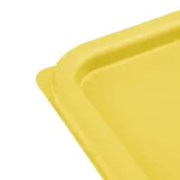 Hygiplas | square lid for food containers | Large | Yellow