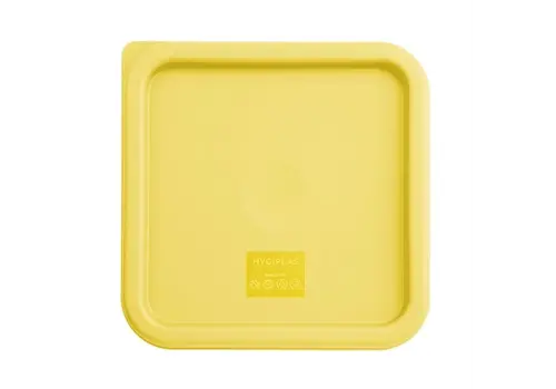  Hygiplas square lid for food containers | Medium | Yellow 