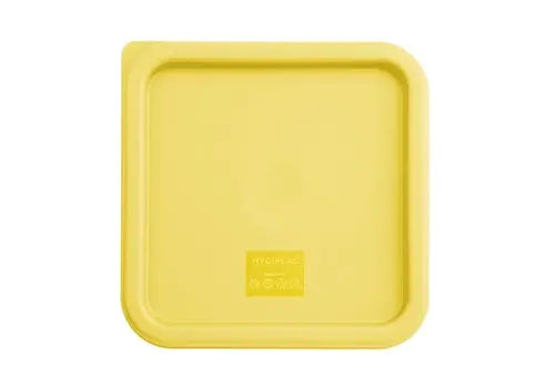  Hygiplas Square Lid for Food Storage Boxes | Medium | Yellow 
