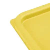 Hygiplas | square lid for food containers | Medium | Yellow