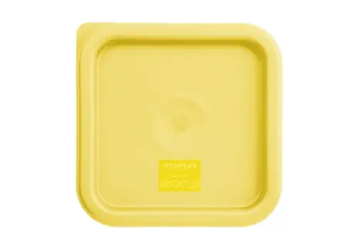  Hygiplas Hygiplas | square lid for food containers | Small | Yellow 