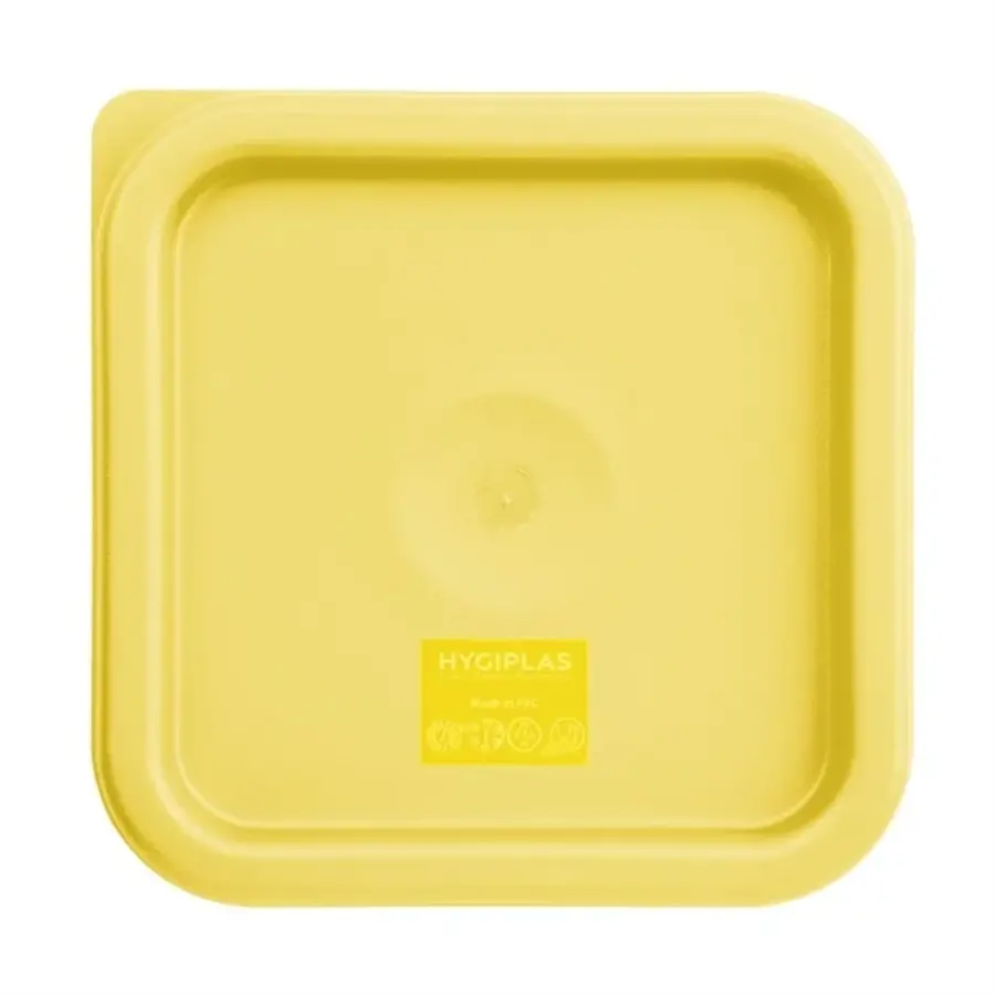 Square lid for food storage containers | Small | Yellow