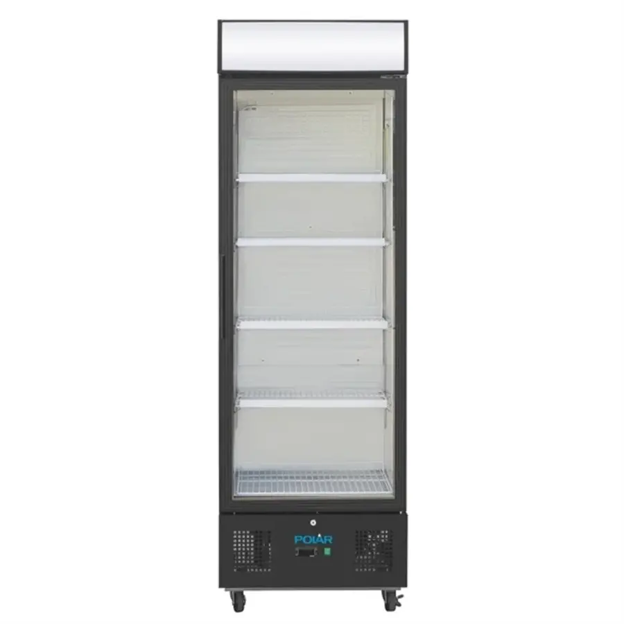 Polar G-Serie | Kühlung von Standdisplays | 368 Liter | Schwarz | 198,2 x 62 x 57 cm