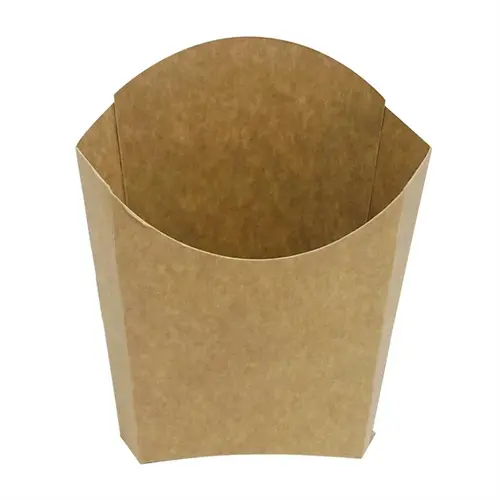 HorecaTraders Fiesta recycelbarer Pommes-Portionierer, mittelgroß | 119 x 44 mm | (1000 Stück) 