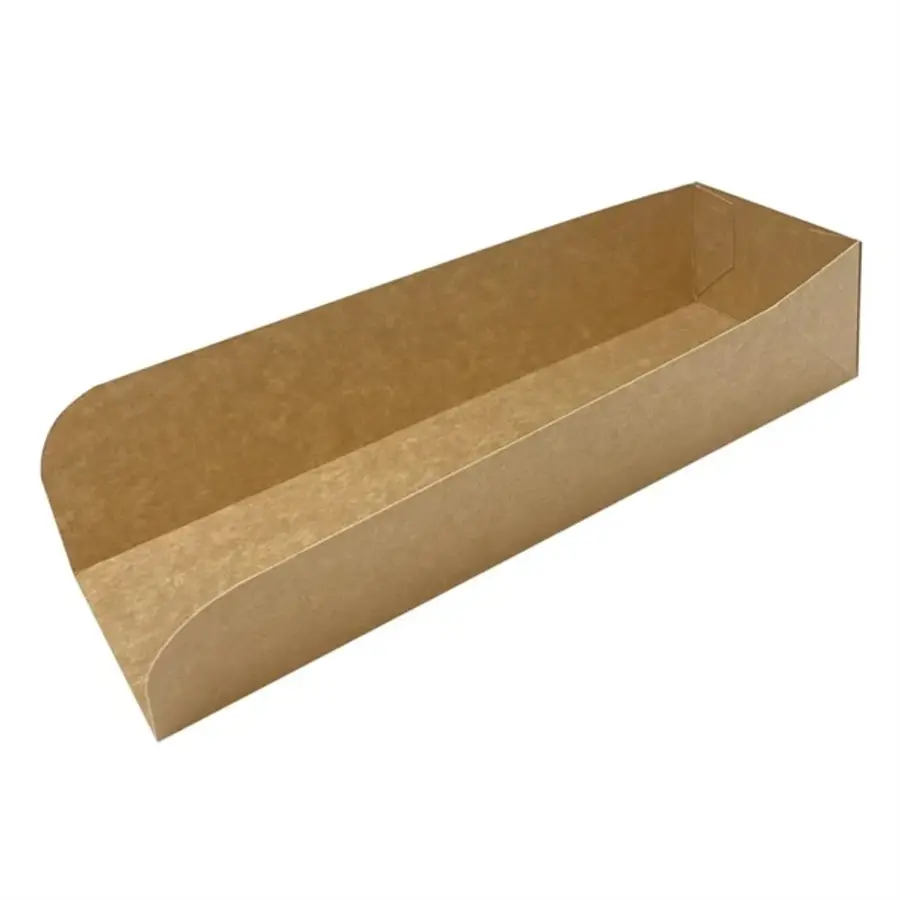 Fiesta recyclable hot dog container large | 50x75mm | (500 pieces)