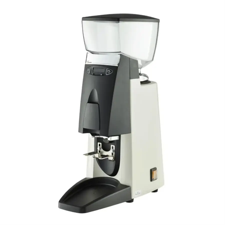 Barista espresso coffee grinder white 55wa | Aluminum & ABS | 57.7(h) x 19.8(w) x 39.7(d)cm