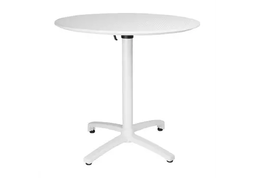  Bolero Bolero Foldable Propylene Table | 800mm | White 