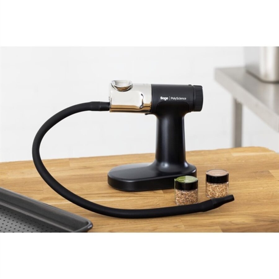 Räucherpistole für Lebensmittel Profi | Stahl | 9 (H) x 17 (B) x 16 (T) cm