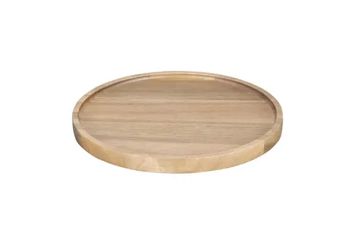  Olympia Assiettes rondes en acacia | 250(D)mm 
