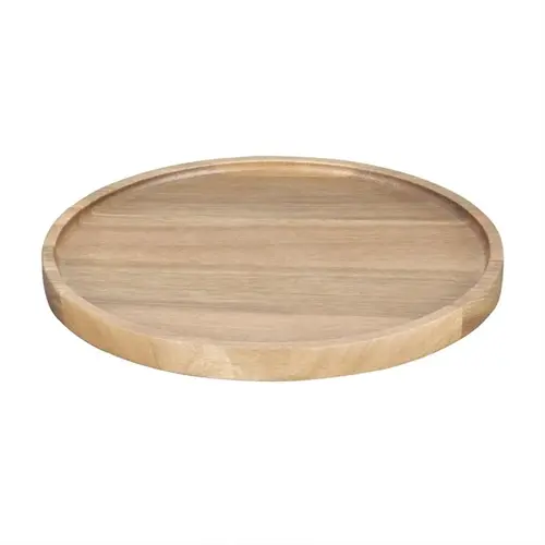  Olympia Assiettes rondes en acacia | 250(D)mm 