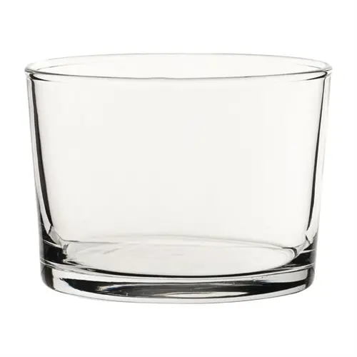  HorecaTraders Tubo beker 220 ml | Glas | 12 Stuks | 6,1(h) x 8,3(Ø)cm 