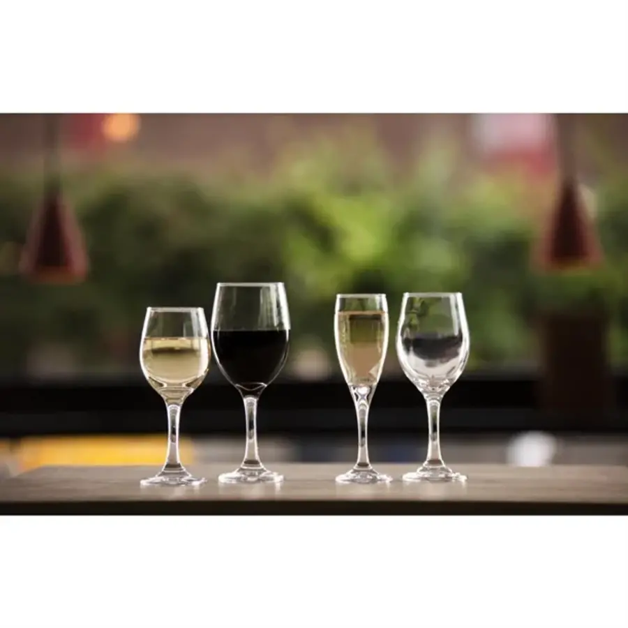 Solar-Weingläser 245ml | 24 Stück | 18,3 (H) x 7,4 (Ø) cm