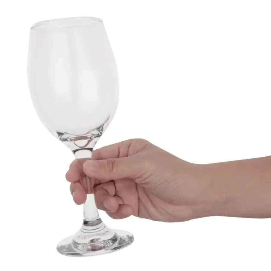 Solar-Weingläser 245ml | 24 Stück | 18,3 (H) x 7,4 (Ø) cm
