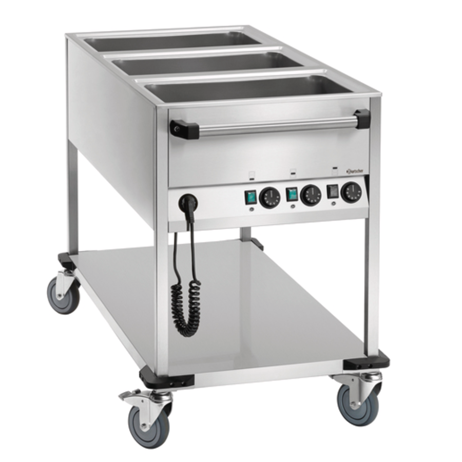 Food transport trolley WB3110 | w60x d113.5x h37cm