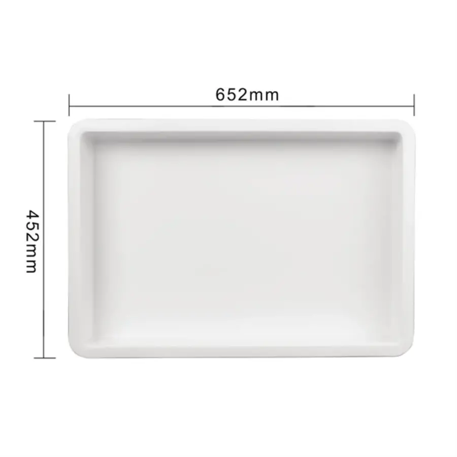 Boîte à pâte en PP | 650 x 455 x 85 mm