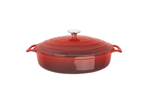 Vogue Red round casserole | 3.5Ltr 