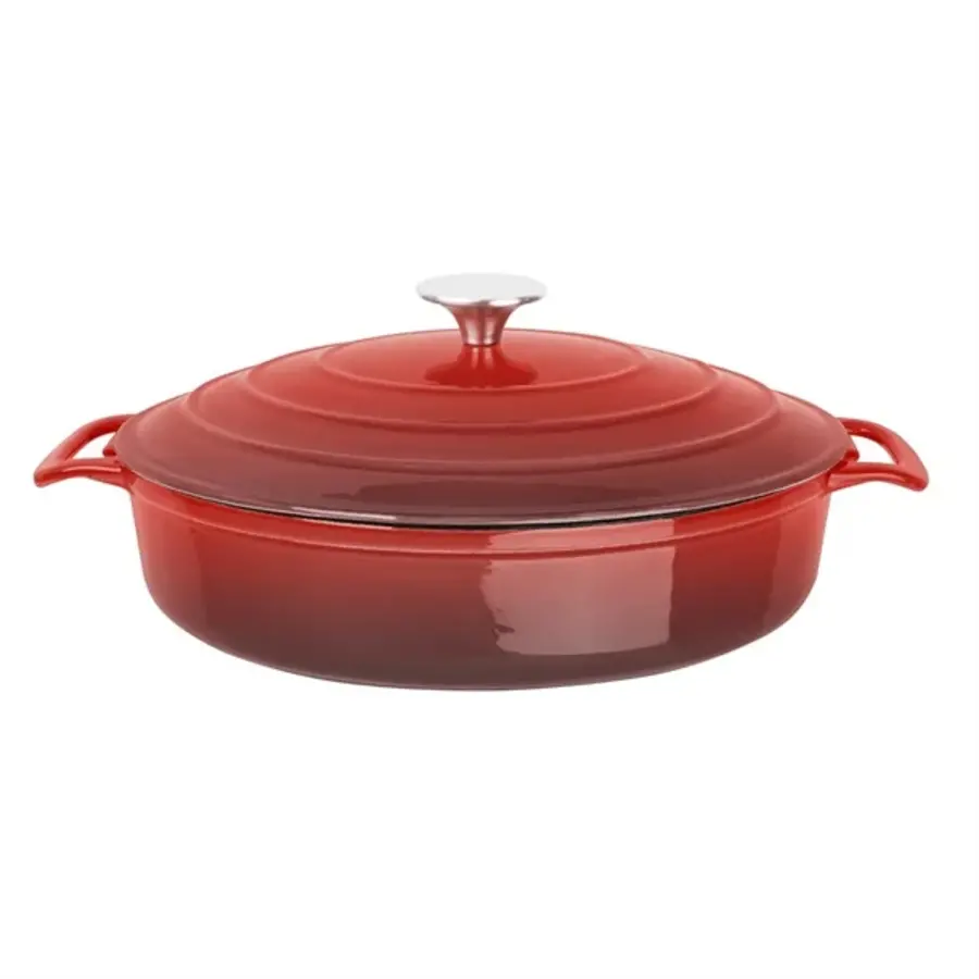 Red round casserole | 3.5Ltr