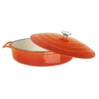 Oranje ronde braadpan | 3.5Ltr