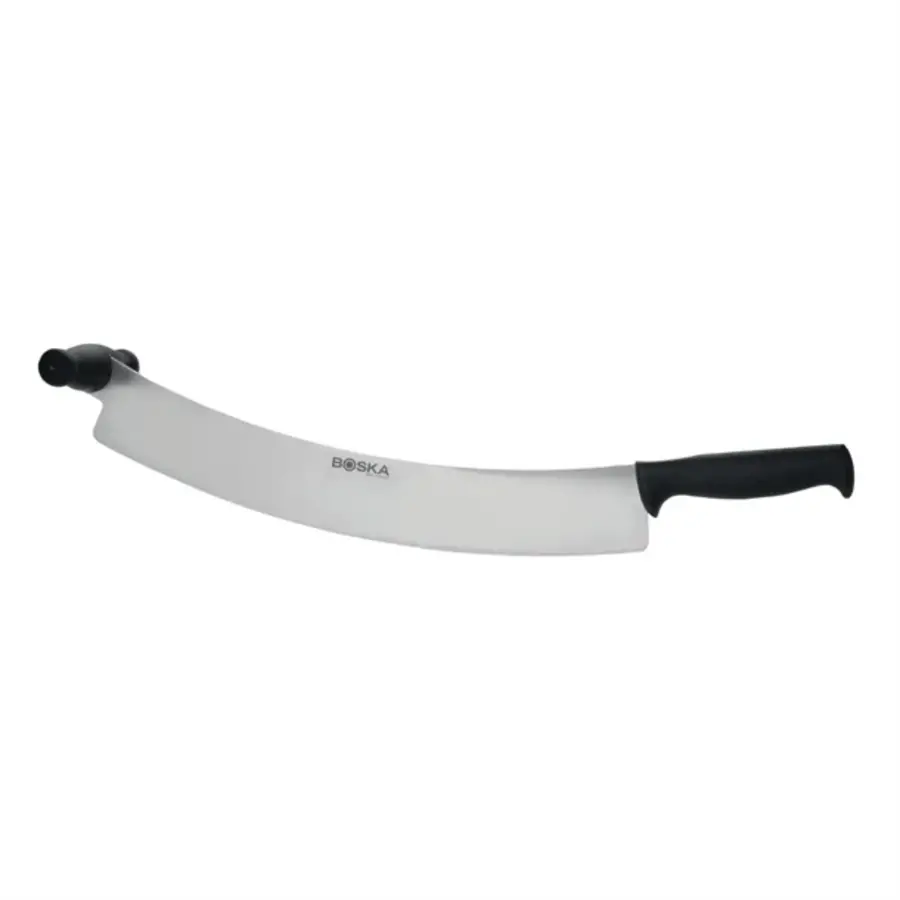Couteau à fromage hollandais | poignée noire | 38 cm | acier inoxydable |
