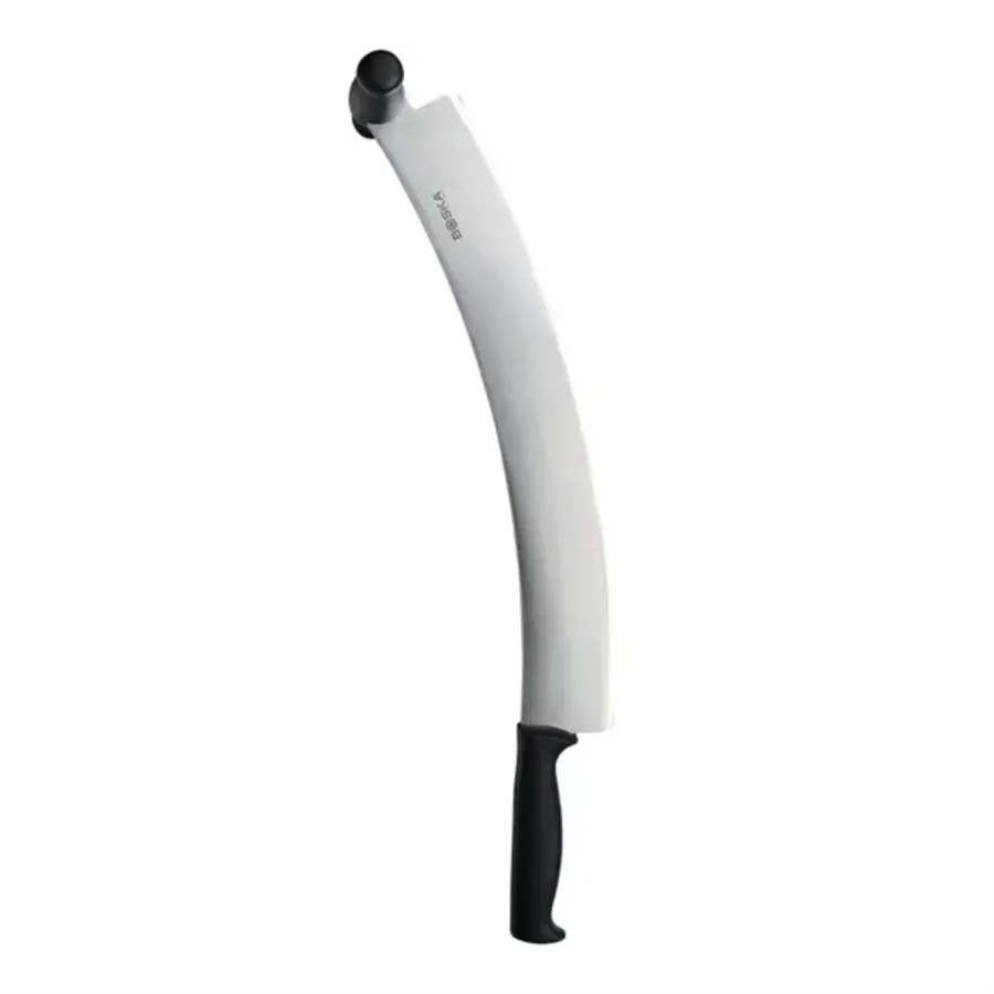 Couteau à fromage hollandais | poignée noire | 38 cm | acier inoxydable |