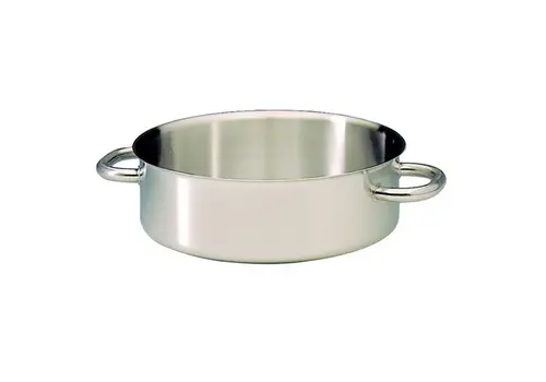  HorecaTraders Matfer Bourgeat sauteuse pan zonder deksel | 40cm | 19L 